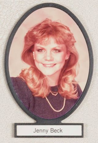 Delta Mu Chapter Composite Detail, Jenny Beck, 1985-1986