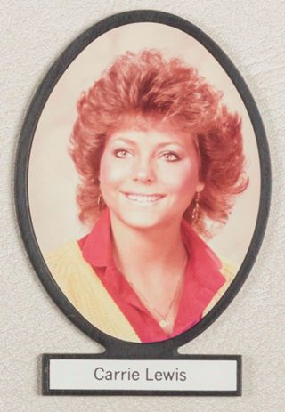 Delta Mu Chapter Composite Detail, Carrie Lewis, 1985-1986