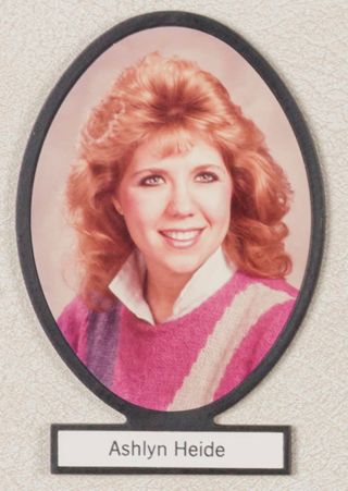 Delta Mu Chapter Composite Detail, Ashlyn Heide, 1985-1986