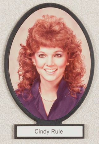 Delta Mu Chapter Composite Detail, Cindy Rule, 1985-1986