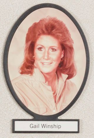 Delta Mu Chapter Composite Detail, Gail Winship, 1985-1986
