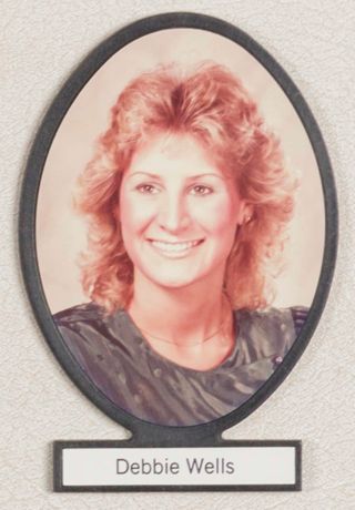 Delta Mu Chapter Composite Detail, Debbie Wells, 1985-1986