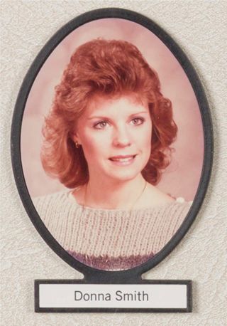 Delta Mu Chapter Composite Detail, Donna Smith, 1985-1986