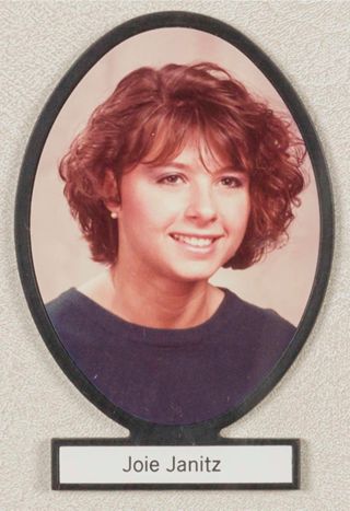 Delta Mu Chapter Composite Detail, Joie Janitz, 1985-1986