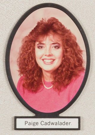 Delta Mu Chapter Composite Detail, Paige Cadwalader, 1985-1986