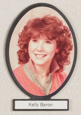 Delta Mu Chapter Composite Detail, Kelly Baron, 1985-1986