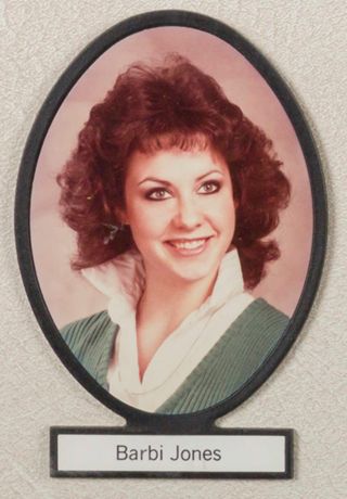 Delta Mu Chapter Composite Detail, Barbi Jones, 1985-1986