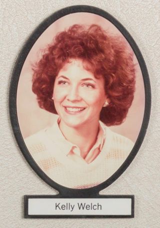 Delta Mu Chapter Composite Detail, Kelly Welch, 1985-1986