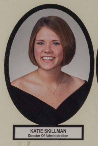 Delta Mu Chapter Composite Detail, Katie Skillman, 2002-2003