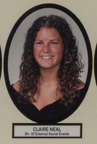 Delta Mu Chapter Composite Detail, Claire Neal, 2002-2003