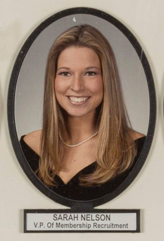 Delta Mu Chapter Composite Detail, Sarah Nelson, 2001-2002