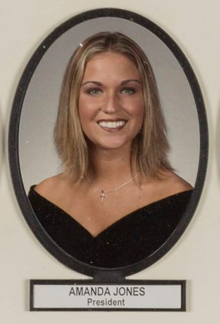 Delta Mu Chapter Composite Detail, Amanda Jones, 2001-2002