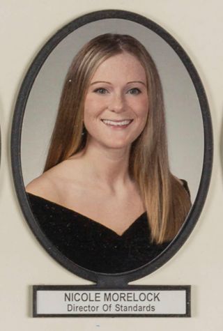 Delta Mu Chapter Composite Detail, Nicole Morelock, 2001-2002