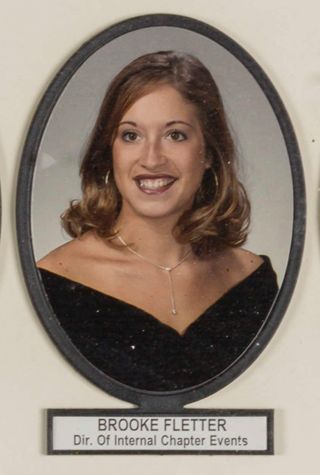 Delta Mu Chapter Composite Detail, Brooke Fletter, 2001-2002