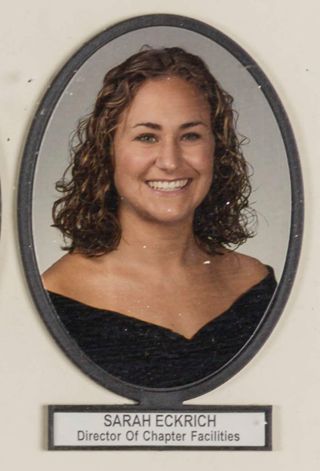 Delta Mu Chapter Composite Detail, Sarah Eckrich, 2001-2002
