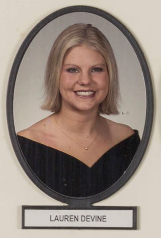 Delta Mu Chapter Composite Detail, Lauren Devine, 2001-2002