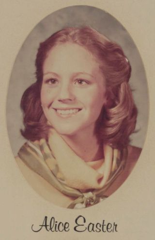 Delta Mu Chapter Composite Detail, Alice Easter, 1977-1978