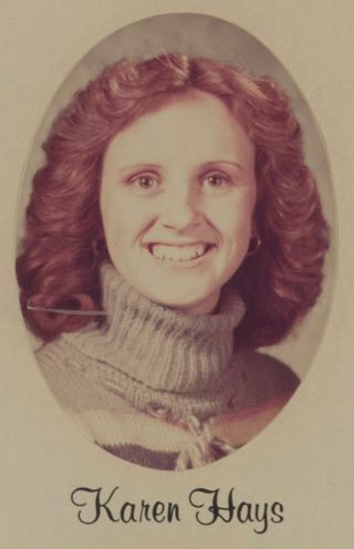 Delta Mu Chapter Composite Detail, Karen Hays, 1977-1978