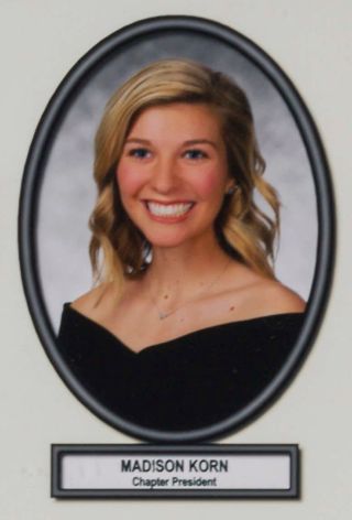 Delta Mu Chapter Composite Detail, Madison Korn, 2019-2020