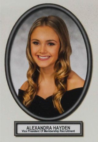 Delta Mu Chapter Composite Detail, Alexandra Hayden, 2018-2019