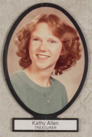 Delta Mu Chapter Composite Detail, Kathy Allen, 1980-1981