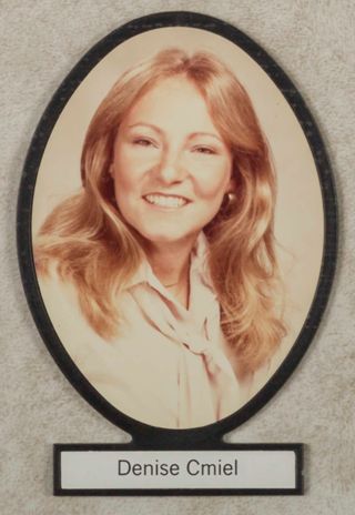 Delta Mu Chapter Composite Detail, Denise Cmiel, 1980-1981