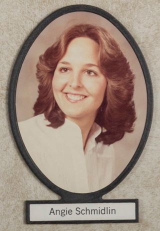 Delta Mu Chapter Composite Detail, Angie Schmidlin, 1980-1981