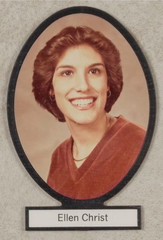 Delta Mu Chapter Composite Detail, Ellen Christ, 1980-1981