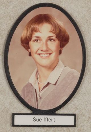 Delta Mu Chapter Composite Detail, Sue Iffert, 1980-1981