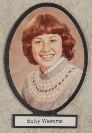 Delta Mu Chapter Composite Detail, Betsy Wiersma, 1980-1981