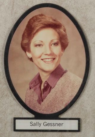 Delta Mu Chapter Composite Detail, Sally Gessner, 1980-1981