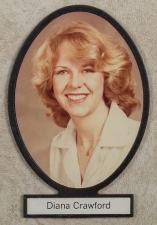 Delta Mu Chapter Composite Detail, Diana Crawford, 1980-1981