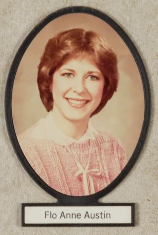 Delta Mu Chapter Composite Detail, Flo Anne Austin, 1981-1982