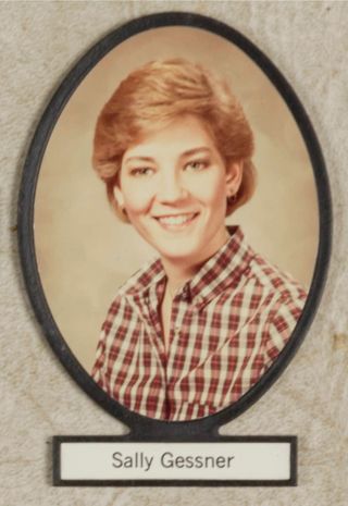 Delta Mu Chapter Composite Detail, Sally Gessner, 1981-1982