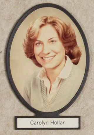 Delta Mu Chapter Composite Detail, Carolyn Hollar, 1981-1982