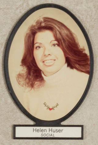 Delta Mu Chapter Composite Detail, Helen Huser, 1981-1982