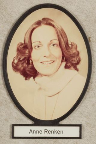 Delta Mu Chapter Composite Detail, Anne Renken, 1981-1982