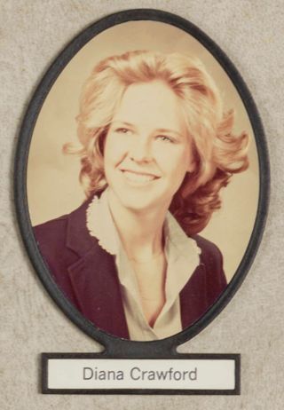 Delta Mu Chapter Composite Detail, Diana Crawford, 1981-1982