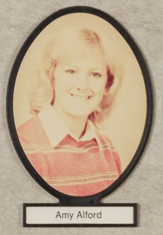 Delta Mu Chapter Composite Detail, Amy Alford, 1981-1982