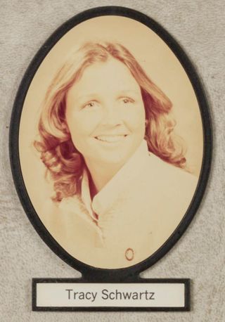 Delta Mu Chapter Composite Detail, Tracy Schwartz, 1981-1982