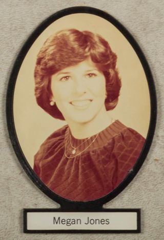 Delta Mu Chapter Composite Detail, Megan Jones, 1981-1982