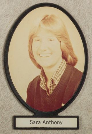 Delta Mu Chapter Composite Detail, Sara Anthony, 1981-1982