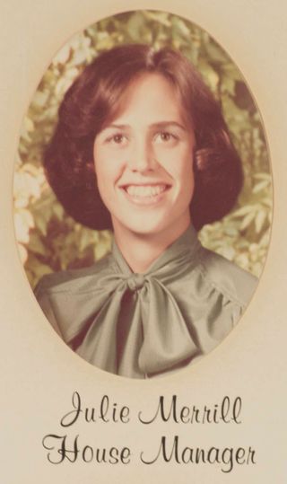Delta Mu Chapter Composite Detail, Julie Merrill, 1977-1978