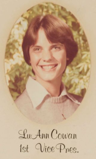 Delta Mu Chapter Composite Detail, LuAnn Cowan, 1977-1978