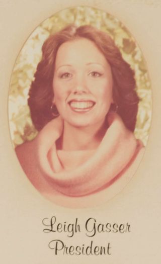 Delta Mu Chapter Composite Detail, Leigh Gasser, 1977-1978