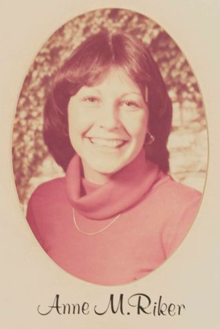 Delta Mu Chapter Composite Detail, Anne M Riker, 1977-1978