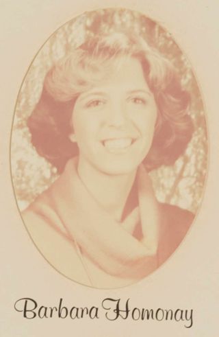 Delta Mu Chapter Composite Detail, Barbara Homonay, 1977-1978