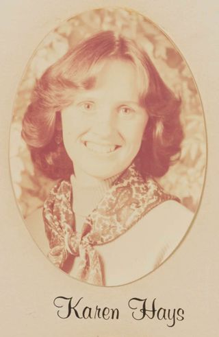 Delta Mu Chapter Composite Detail, Karen Hays, 1977-1978