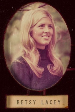 Delta Mu Chapter Composite Detail, Betsy Lacey, 1972-1973
