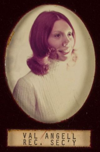 Delta Mu Chapter Composite Detail, Val Angell, 1972-1973